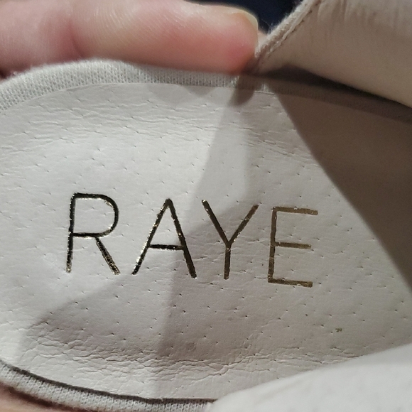 RAYE Cream Thigh High Over-the-Knee Peep Toe Open Heel Back Zip Boots - Picture 2 of 12